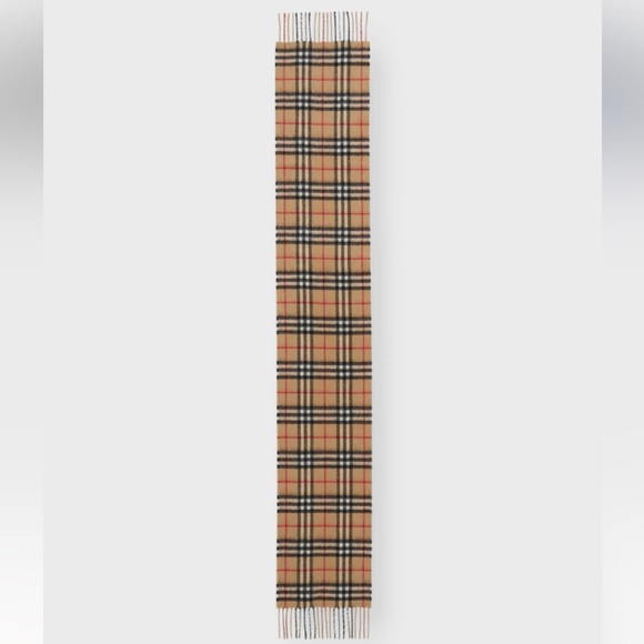 Burberry Mini Classic Vintage Check Cashmere Scarf - Picture 2 of 6